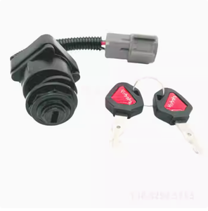 Pour pelle <span class=keywords><strong>Kubota</strong></span> U15 20 30 35 KX155 161 interrupteur à clé de démarrage interrupteur d'allumage - Product Image 1