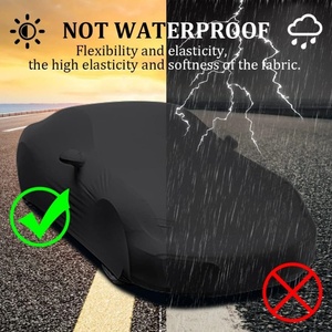 Housse de voiture intérieure personnalisée pour Porsche 718/911 en tissu extensible velours, anti-poussière, adaptée aux parkings souterrains et aux salons automobiles - Product Image 4