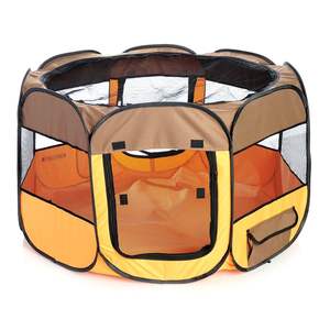 DB All-Terrain Lightweight Easy Folding Wire-Framed Collapsible Travel Pet <b>Playpen</b> - Product Image 2
