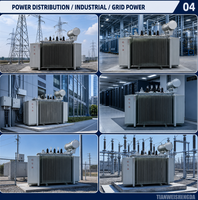 Transformador de Potencia de Alta Eficiencia de 1600 kVA, 10 kV, 3 Fases, Sumergido en Aceite, con Bobinado de Doble Capa, 50/60 Hz, Certificado IEC, para Distribución