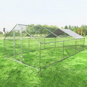 3x6x2m Heavy Duty Metal Chicken Run Geeignet für Hühner hunde Geflügel Kaninchen Enten Coop