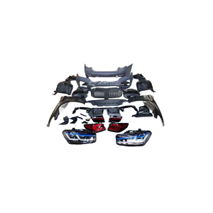 Para <span class=keywords><strong>BMW</strong></span> 5 Series <span class=keywords><strong>535</strong></span> 540 <span class=keywords><strong>F10</strong></span> renovar actualizado los nuevos parachoques delantero y trasero G30 con faros de rejilla y luces traseras - Product Image 4