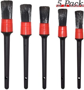 Ensemble de 5 brosses de detailing professionnelles très vendues pour un <span class=keywords><strong>nettoyage</strong></span> <span class=keywords><strong>complet</strong></span> de l'intérieur et des jantes de <span class=keywords><strong>voiture</strong></span> - Product Image 6