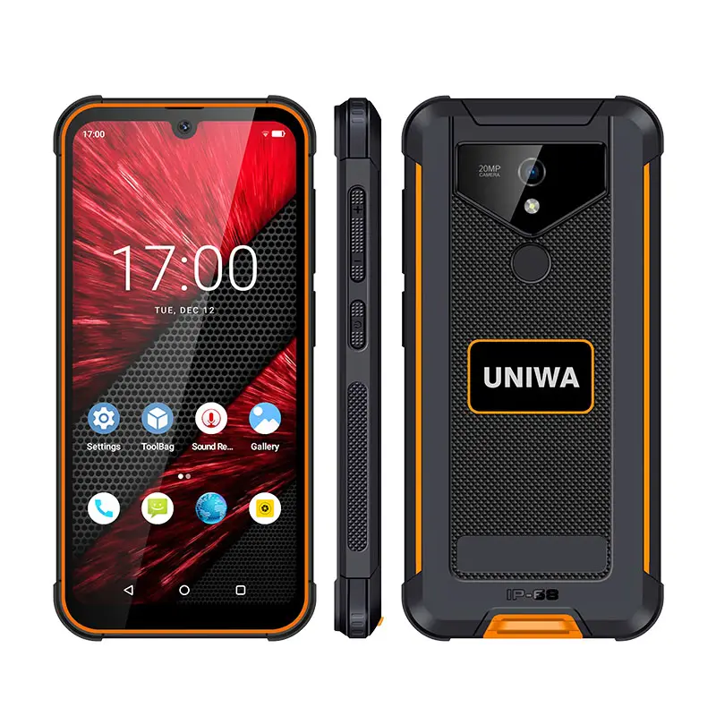 UNIWA-Smartphone F965 Pro IPS de 6 pouces, Android 13, PDA portable robuste, ROM de 128 Go, Android 3G et 4G, étanche avec NFC