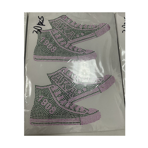 Motivo Termoadesivo Personalizzato per <span class=keywords><strong>Scarpe</strong></span> con Strass, Stile Sorority Delta AKA Zeta Sigma Iota, per Vestiti e Magliette - Product Image 2