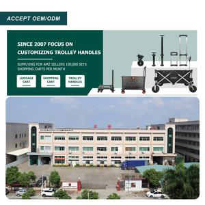 High Four-Wheel <b>Foldable</b> Telescopic Metal Platform Structure Trailer Sturdy Hand <b>Cart</b> 50KG Load Capacity OEM Customized - Product Image 6
