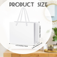 Sac en papier kraft de luxe imprimé avec poignée pour emballage cadeau, shopping, rangement, bijoux et cosmétiques – Vente en gros