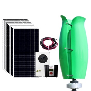 Système à axe vertical d'énergie solaire et éolienne 48V 1200W 5kW RX-FLV 1500kW - Product Image 1
