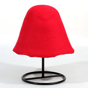 100% lana mujer cubo gorra Cloche capucha sombrerería artesanía sombrero Otoño Invierno Fancinators bloque cuerpo conos gorra - Product Image 4