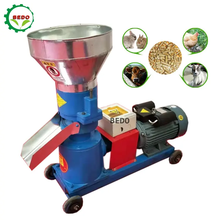 Máquina de fabricación de pellets de alimentación Animal pequeña para alimentación de aves de corral