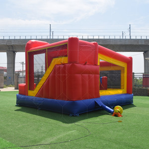 Structure gonflable commerciale avec toboggan et zone de saut <span class=keywords><strong>pour</strong></span> la <span class=keywords><strong>location</strong></span> de fêtes d'enfants - Product Image 6