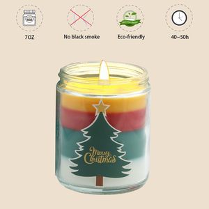 LANJO Christmas <b>Candle</b> Natural Soy Wax 7oz Scented <b>Candle</b> Glass Jar <b>Candle</b> <b>Gift</b> <b>Set</b> for Christmas Wholesale - Product Image 2