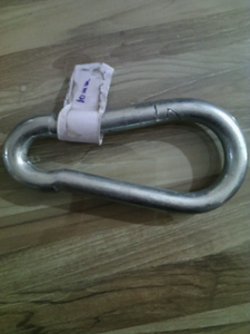 Galvanized Steel Snap Hook 6mm Safety Latch Hook Heavy Duty Lifting Rigging and <b>Material</b> <b>Handling</b> Hook For Sale - Product Image 4