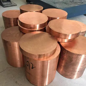 New arrived Chrome zirconium copper round bar CuCrZr copper hardness C18150 copper bar