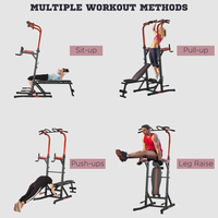 Station de barre de traction TODO Power Tower pour la musculation à domicile, équipement d'entraînement avec banc de musculation