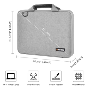 HAWEEL 14,0 pulgadas-16,0 pulgadas Maletín Crossbody Laptop Bag para Macbook, <span class=keywords><strong>Lenovo</strong></span> <span class=keywords><strong>Thinkpad</strong></span>, ASUS, HP - Product Image 5