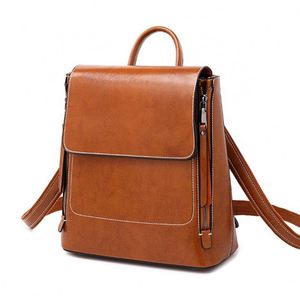 New Hip Hop Style Women Shoulder Bags <b>Ladies</b> Fashion Leather <b>Backpack</b> for Hiking - Product Image 2