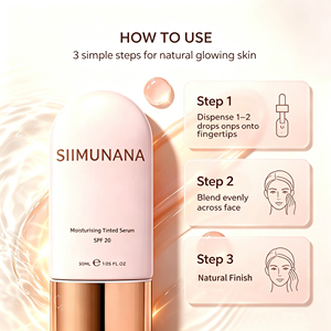 Sérum Teinté Tout-en-un Hydratant Éclaircissant Filtrant <span class=keywords><strong>Solaire</strong></span> Léger Naturel Effet Peau Nue Base de Maquillage – Le Best-seller Viral - Product Image 4