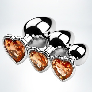 Tapón Anal de acero inoxidable de lujo, consolador fetiche enjoyado y cuentas <span class=keywords><strong>anales</strong></span> para juegos de rol de Cosplay y juegos BDSM - Product Image 1