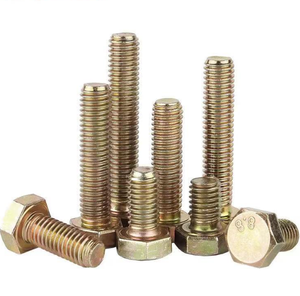 Pernos de Alta Resistencia Negros ZINC <span class=keywords><strong>HDG</strong></span> 8.8 M6 M8 M10 M12 M14 M16 M20 Acero al Carbono Rosca Completa Grado 4.8 8.8 Perno de Cabeza Hexagonal Din933 - Product Image 6