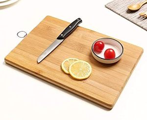 Planche à découper en <span class=keywords><strong>bois</strong></span> de bambou Blocs à découper carrés avec poignée pour viande et légumes Professionnel - Product Image 3