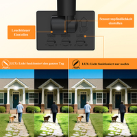 Reflector LED de 50W, 7000LM, 6500K, Blanco Frío, IP67, Impermeable, para Exteriores, con Sensor de Movimiento, para Jardín, Terraza, Patio