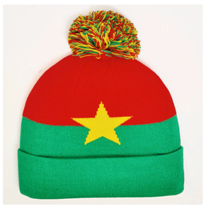 Bonnet tricoté drapeau Jordanien pour femmes et hommes, bonnet à pompon doux et extensible, chaud pour l'hiver, personnalisable, vente en gros, pas cher - Product Image 4