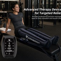 Masseur de jambes à compression d'air à 8 chambres pour thérapie de compression, lymphœdème et circulation sanguine, avec logo personnalisé, OEM ODM, direct usine