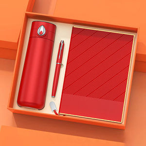 Cá nhân giveaway biểu tượng tùy chỉnh bán buôn khuyến mại của công ty sang trọng Kinh doanh Quà Tặng các mặt hàng chai máy tính xách tay với bút Bộ quà tặng - Product Image 2