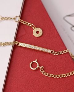 Xinfly 18k Yellow Gold 0.10ct Diamond Bar Cuban Curb Link Wrist Bracelet <b>Anklet</b> - Product Image 4