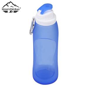 Vente en gros de bouteille d'eau pliante extérieure créative tasse en silicone portable idéale pour le sport, le cyclisme et les aventures de <span class=keywords><strong>voyage</strong></span> - Product Image 3