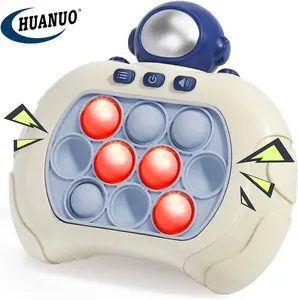 Série de consoles de jeu compétitives à bulles de poussée rapide fidget toy speed pop light up fast electronic bubble pop puzzle game