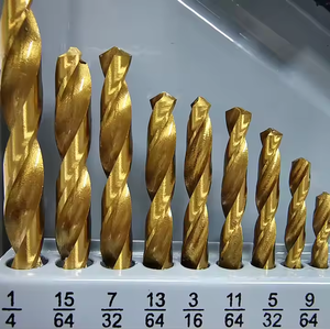 29pcs高速钢钻头组，用于混凝土英寸尺寸高速钢在金属盒中完全研磨，用于钻孔和合适的施工工具 - Product Image 2