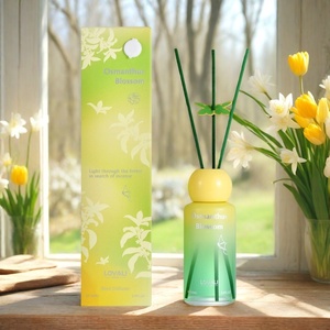 Diffuseur de parfum en roseau de 100 ml, parfum Cherrybloom, couleur macaron, marque privée Lovali, usine de Yiwu, pour femme, LVHD057 - Product Image 3