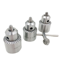 Mandrin de perçage manuel en acier de type clé B16, 1,5-13 mm, haute qualité, queue droite, 3 mors, haute précision