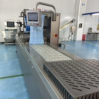 Machine d'emballage sous vide thermoformage automatique Elemotion pour poisson, bœuf séché, œufs, boulettes de viande dans l'industrie agroalimentaire