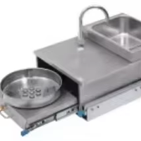 Cuisinière à gaz JP Caravan pour camping-car, équipée d'un robinet et d'un évier