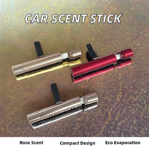 PE Rose Car <strong>Vent</strong> Air Freshener Solid Metal Interior Aromatherapy <strong>Diffuser</strong> with Reed Interior Air Freshener &amp; Perfume <strong>Diffuser</strong> - Product Image 2
