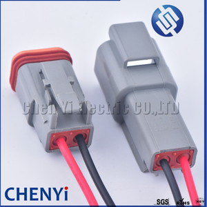 Deutsch DT serisi 2 Pin erkek kadın oto su geçirmez konnektör DT06-2S DT04-2P otomotiv elektrik teli demeti pigtail tak - Product Image 2
