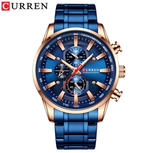 CURREN 8351 Custom Watch OEM Japan Quartz Luxury Male <b>Clock</b> Chronograph Stainless Steel Watch - Product Image 2