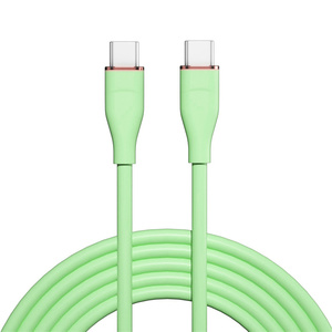 Cavo di Ricarica Rapida PD60W Tipo C in Silicone Morbido, Cavo Dati USB C a USB C per <span class=keywords><strong>Samsung</strong></span> 16Pro iPhone <span class=keywords><strong>Computer</strong></span> - Product Image 3