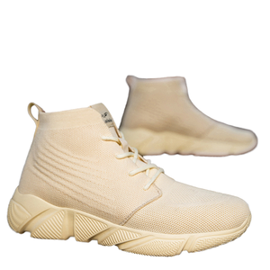 Zapatillas de moda de calidad en stock, transpirables de malla, cómodas para caminar al aire libre, deportivas, informales para hombre, de caña alta, que aumentan la altura, suaves. - Product Image 4