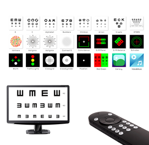 Tabella Ottometrica LCD Intelligente con Controllo Remoto ELITE per <span class=keywords><strong>Optometristi</strong></span>, Direttamente dalla Fabbrica - Product Image 1