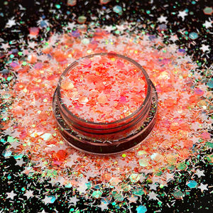Halloween Chunky Glitter Mix <span class=keywords><strong>Orange</strong></span> Noir Violet pour Artisanat Ongles Résine - Product Image 5