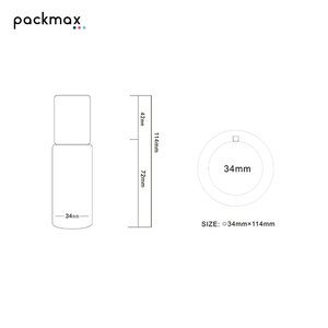 30ml round glass lotion/<b>foundation</b>/serum cosmetic bottle — low price, great value - Product Image 4