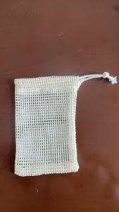 En stock: Bolsas de malla de algodón orgánico de 10x14cm con cordón, ecológicas y reciclables para empaque de cosméticos y toallitas húmedas Yichen - Product Image 5