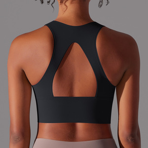 Reggiseno Yoga di supporto <span class=keywords><strong>senza</strong></span> <span class=keywords><strong>cuciture</strong></span> per il Comfort di compressione delle donne elastico rapido asciutto - Product Image 2
