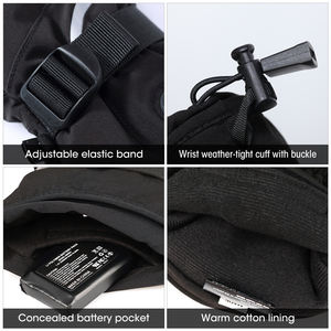 आउटडोर ठंडा मौसम इलेक्ट्रिक दस्ताने उंगली हीटिंग टचस्क्रीन रिचार्जेबल गर्म दस्ताने - Product Image 3