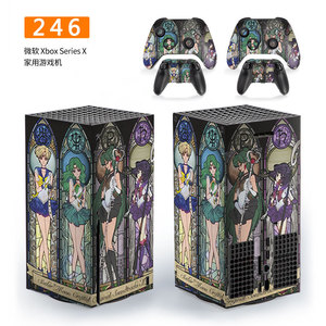 Autocollant en vinyle pour Xbox Series X, housse pour console de jeu et manette avec design sur le thème de l'horreur Fu Jiang - Product Image 4