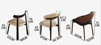 Ensemble de table à manger ovale moderne en pierre frittée avec 6 chaises Sirène, écologique, pour l'école, l'hôtel, la villa, l'appartement